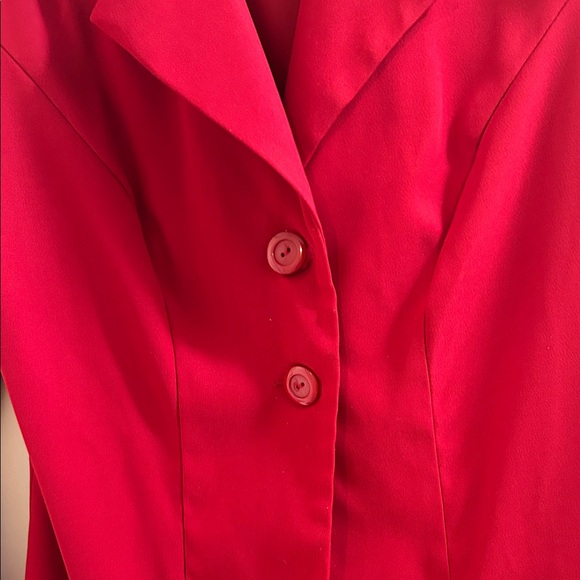 DBY Red Women's Blazer - Picture 4 of 8